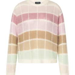 Pullover mit Blockstreifen