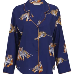Pyjamaoberteil Indigo