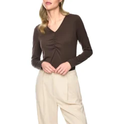 Raffiniertes stretch-longsleeve
