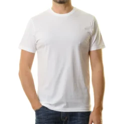 Ragman doppelpack - 2 t-shirts mit rundhals