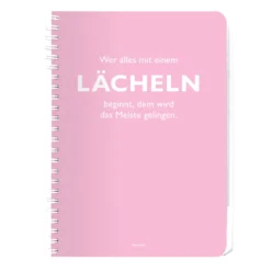 Ringbuch A5, Dalai Lama, Lächeln