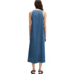 ärmellose jeanskleid a-shape