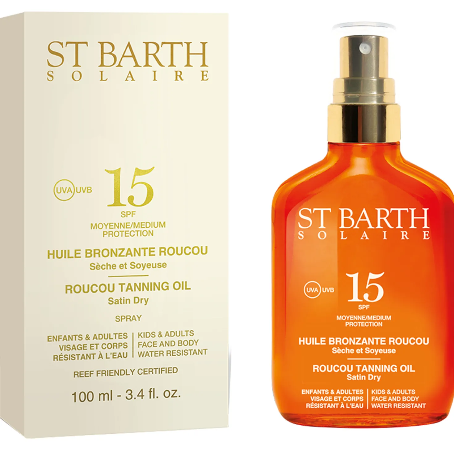 Roucou Tanning Oil SPF 15