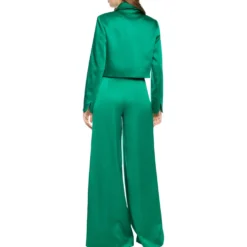 Satinjacke mit strassknöpfen