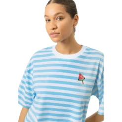Schlafshirt Straight Waves