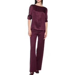 Seidenbluse mit 3/4-arm