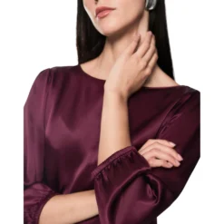 Seidenbluse mit 3/4-arm