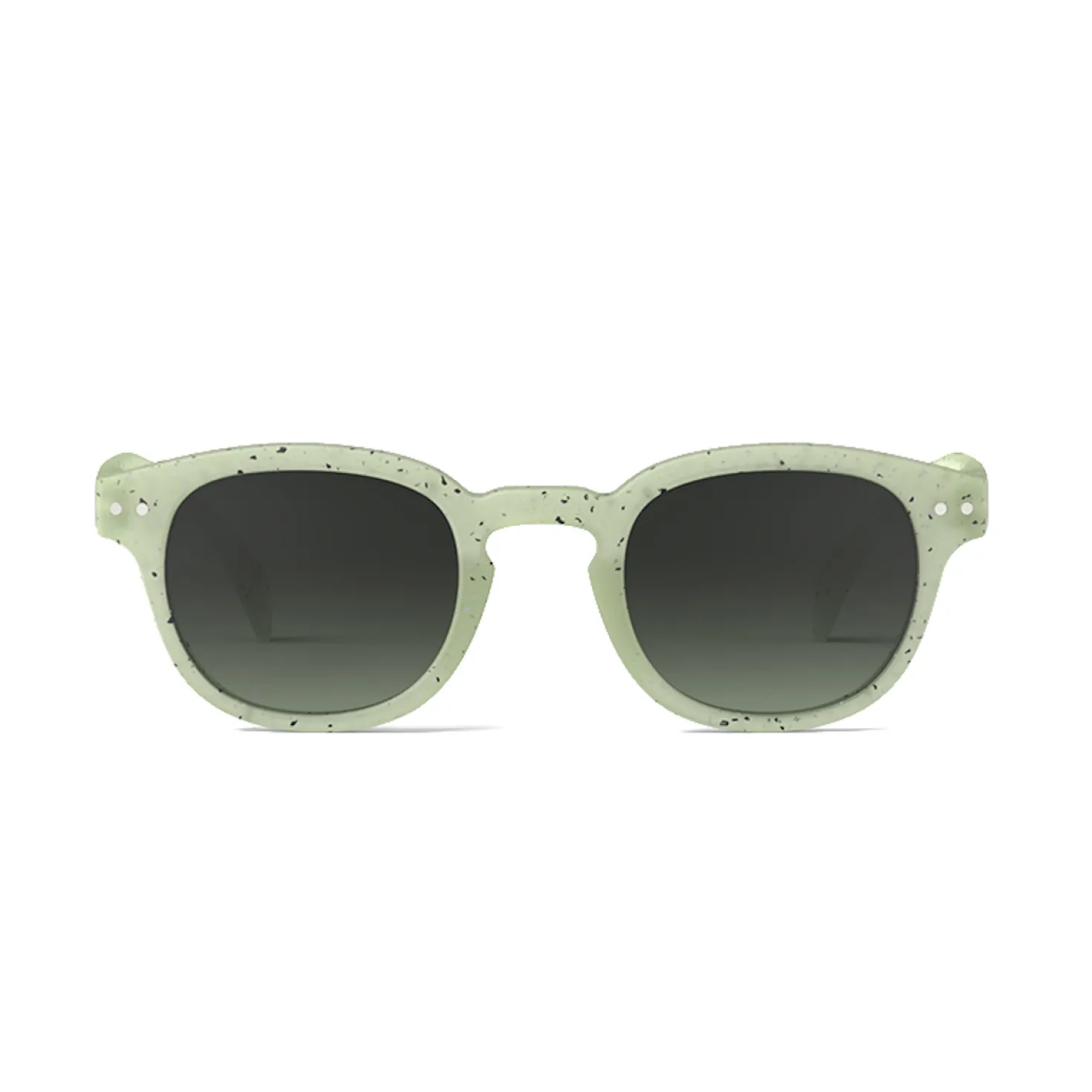 Sonnenbrille #C Dyed Green +0.00