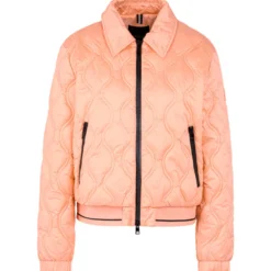 Steppjacke mit kontrastdetails