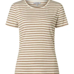 Streifenshirt mit glanzfaden