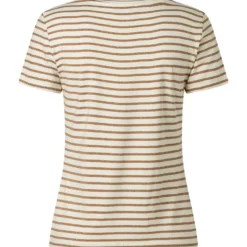 Streifenshirt mit glanzfaden