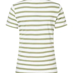 Streifenshirt mit paillettenschrift