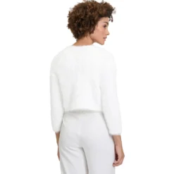 Strickbolero mit Struktur