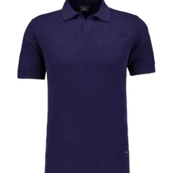 Strick-pullover kurzarm, resortkragen