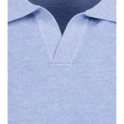 Strick-pullover kurzarm, resortkragen