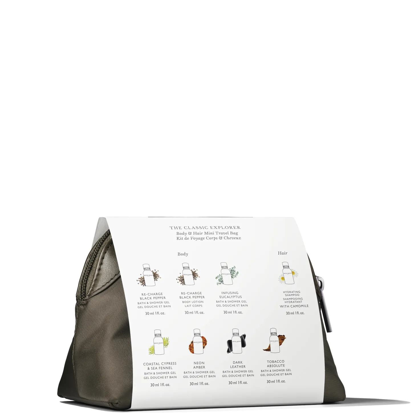 The Classic Explorer Body&Hair Mini Travel Bag