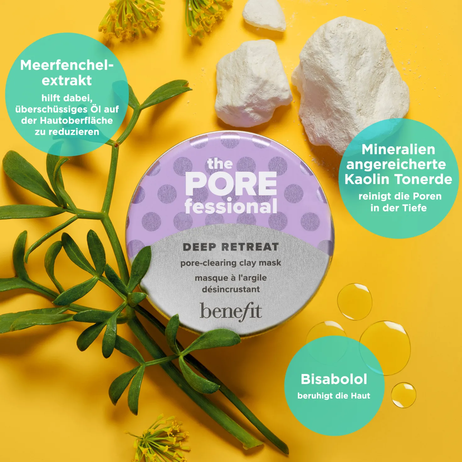The POREfessional Deep Retreat - Poren klärende Tonerde-Maske Mini