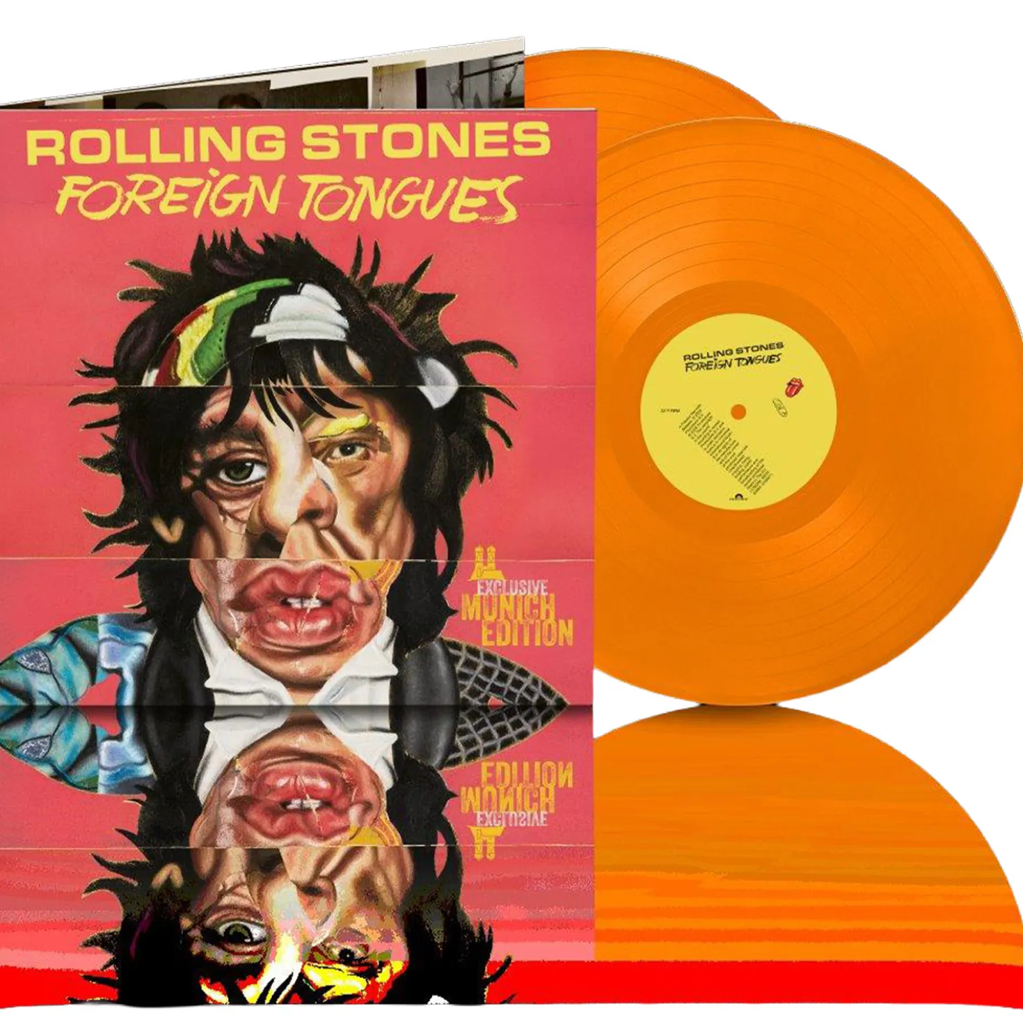 The Rolling Stones Foreign Tongues Ltd. Munich Orange LP