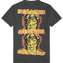The Rolling Stones T-Shirt - Foreign Tongues Collage - Größe S