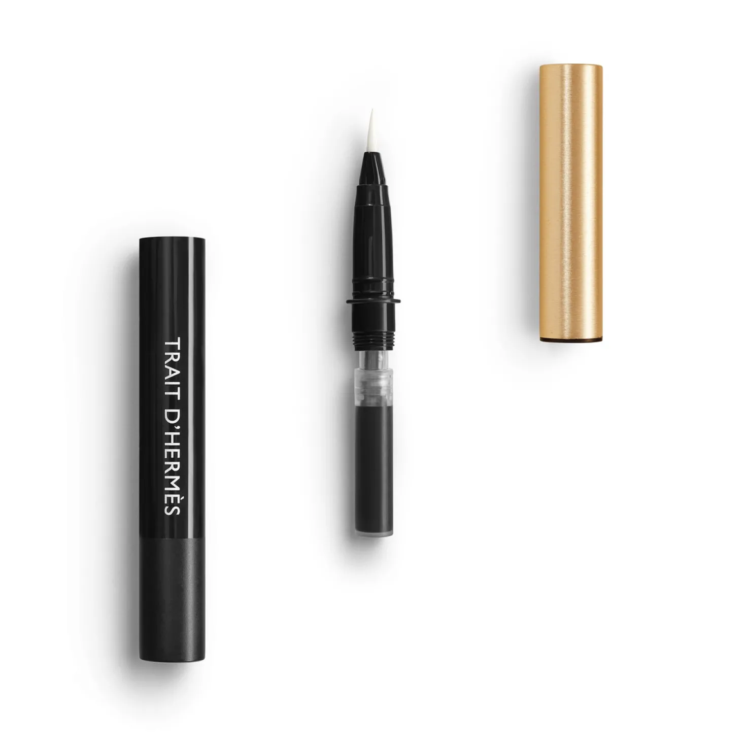 Trait d'Hermès, Nachfüll-Eyeliner – Prägung und Präzision, Encre Noire