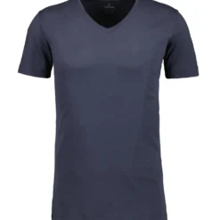 2 t-shirt doppelpack bodyfit mit v-ausschnitt