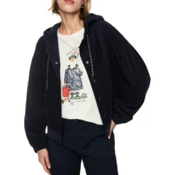 T-shirt mit artwork-print