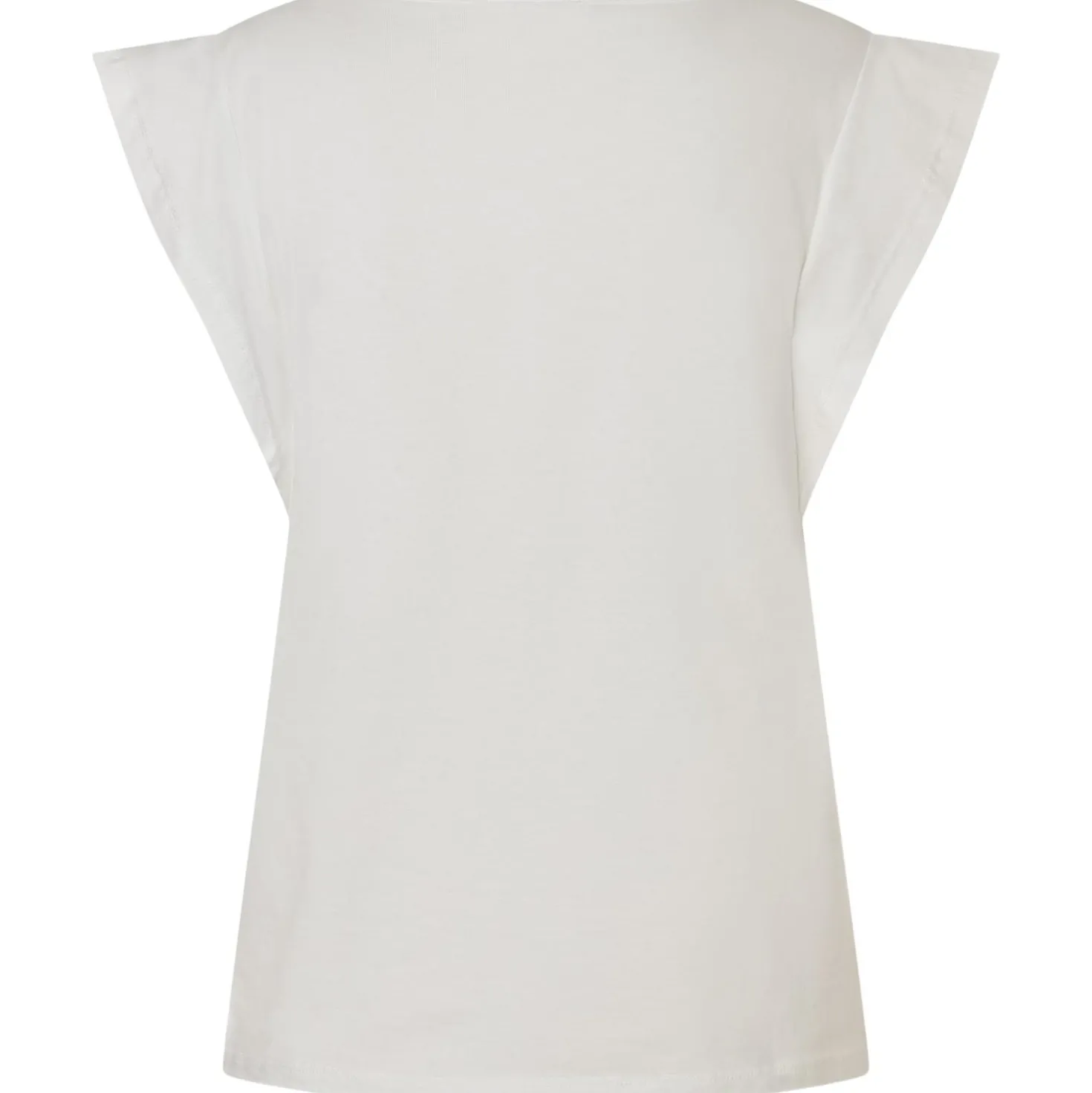 T-shirt mit blüten-applikation
