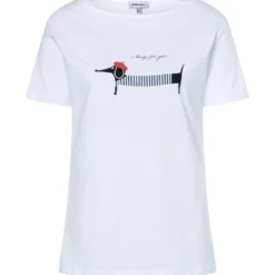 T-shirt mit dackelprint