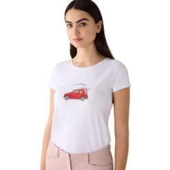 T-shirt mit frontprint