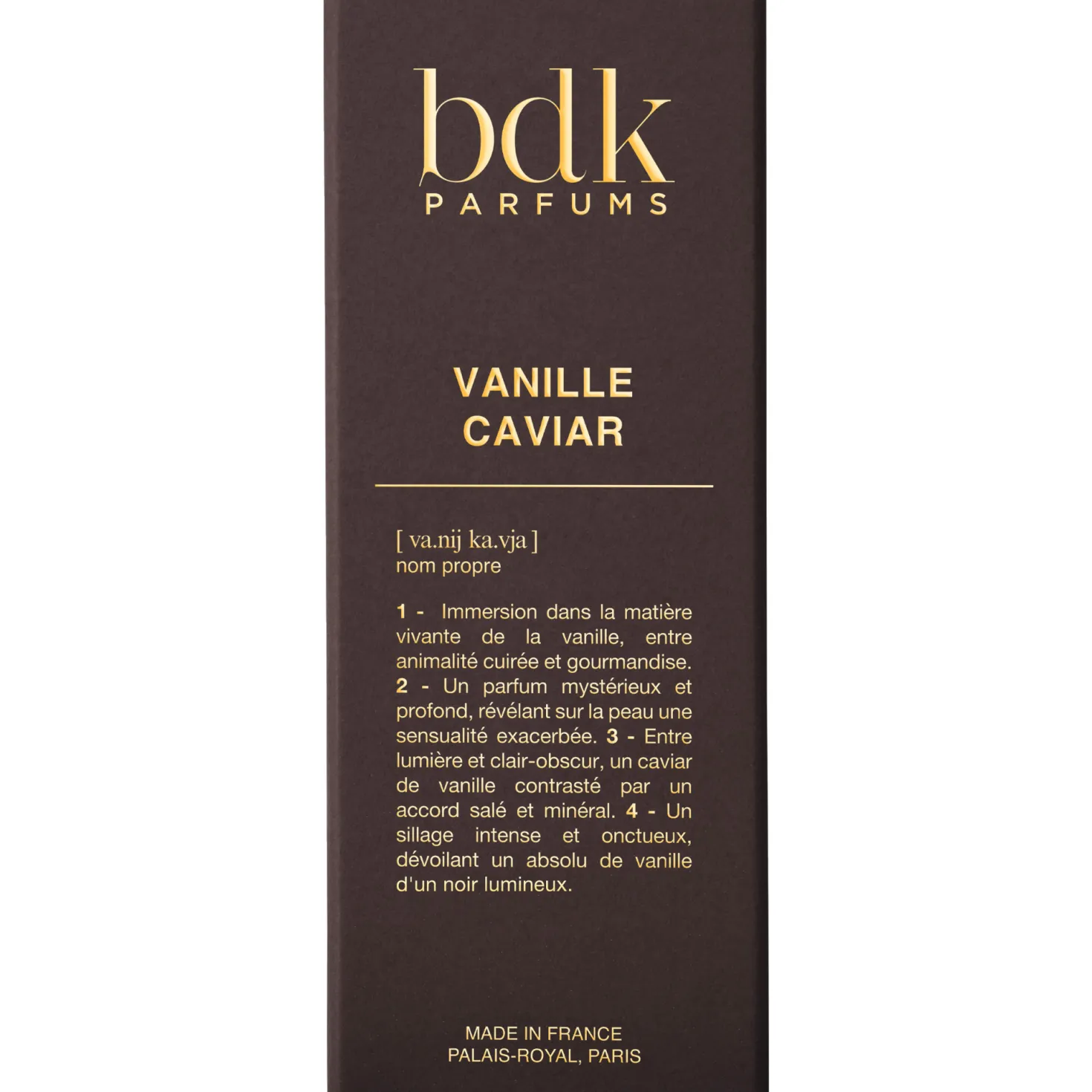 Vanille Caviar Eau de Parfum