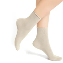 Velvet Cotton Ankle Socks