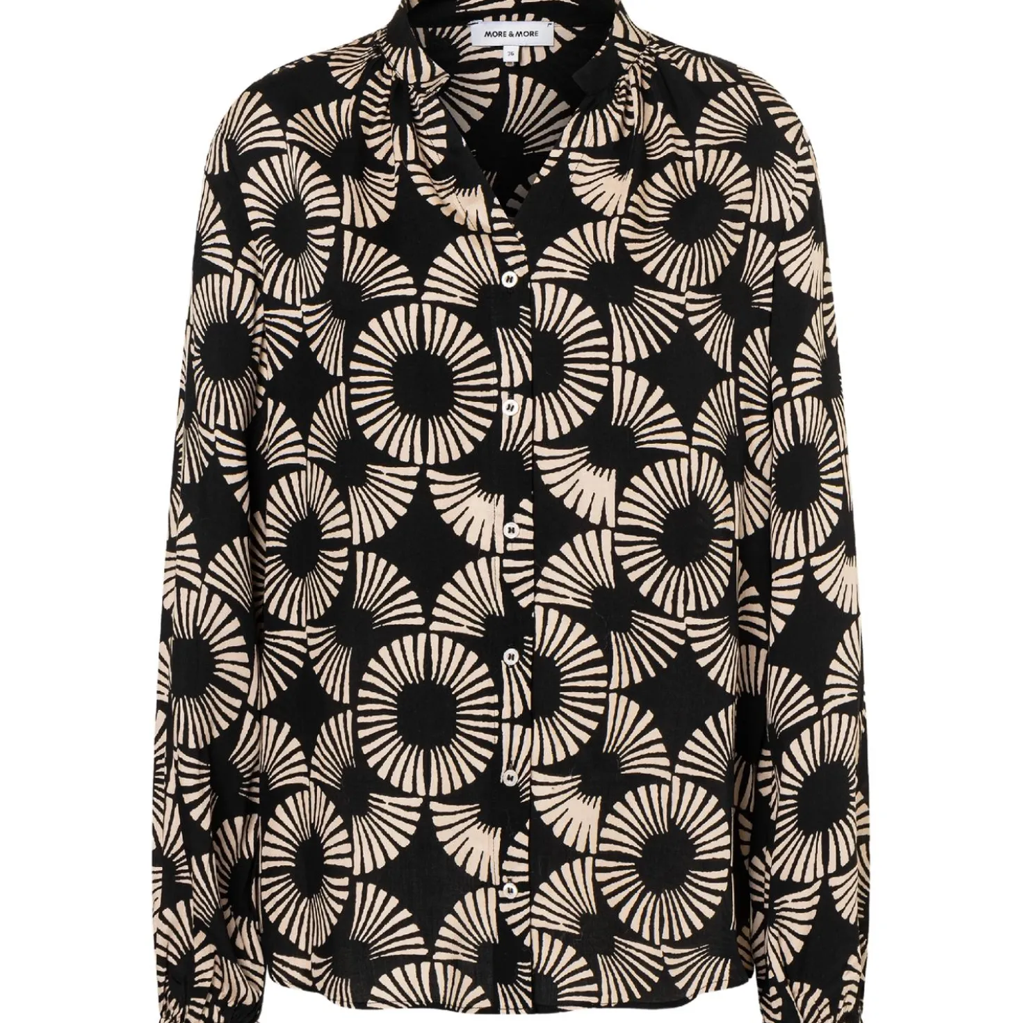 Viskosebluse mit print