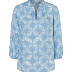 Viskosebluse mit print